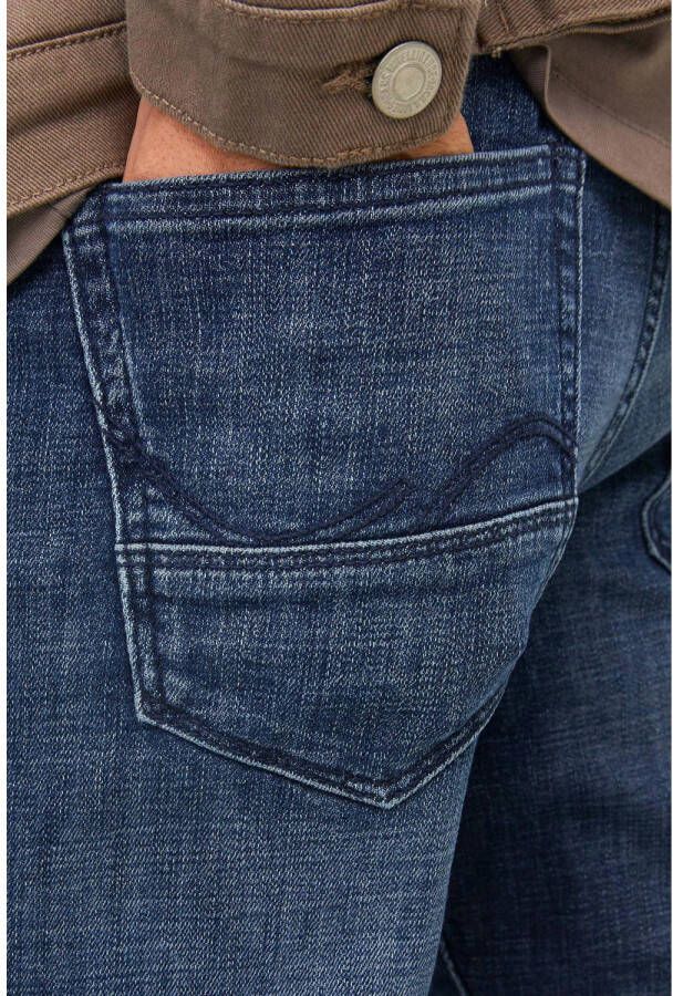 JACK & JONES JEANS INTELLIGENCE slim fit jeans JJIGLENN JJFOX GE 224 blue denim