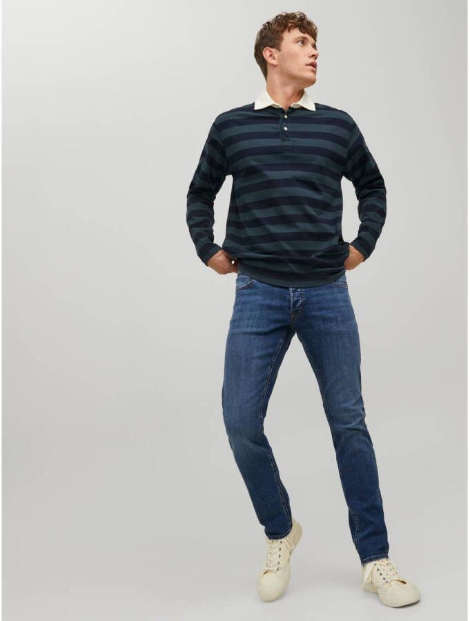 JACK & JONES JEANS INTELLIGENCE slim fit jeans JJIGLENN JJORIGINA sbd 616 blue denim