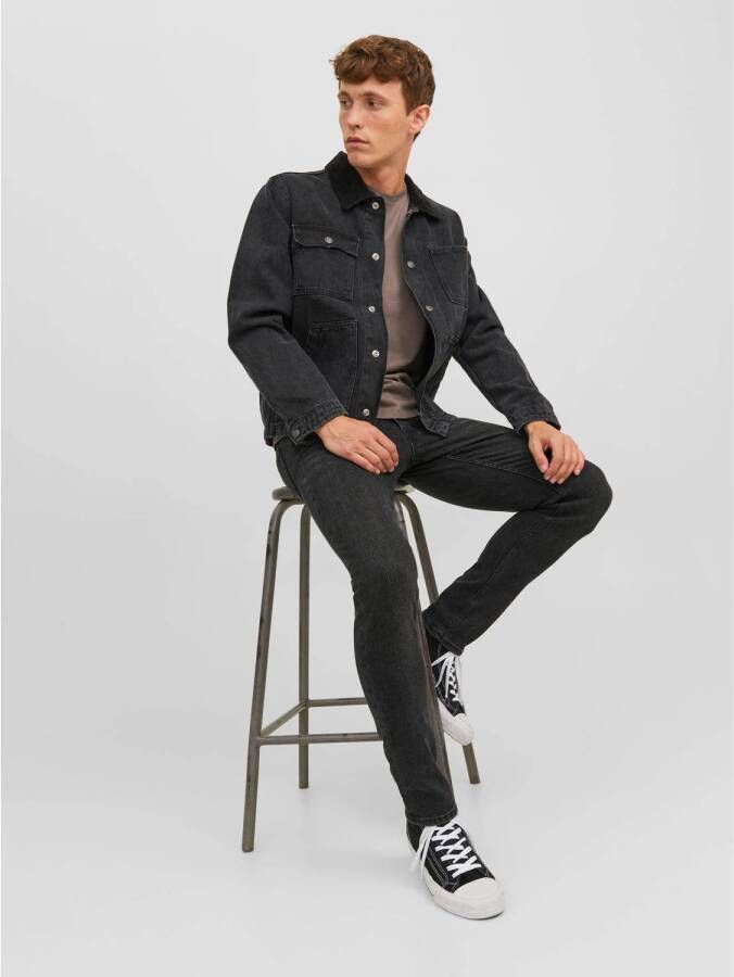 JACK & JONES JEANS INTELLIGENCE slim fit jeans JJIGLENN mf 772 black