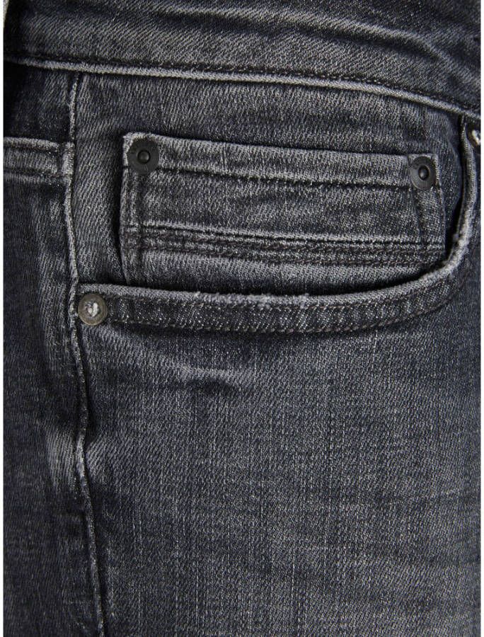 JACK & JONES JEANS INTELLIGENCE slim straight fit jeans JJITIM JJVINTAGE grey denim