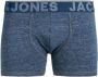 Jack & jones JUNIOR boxershort set van 3 donkerblauw Jongens Stretchkatoen 140 - Thumbnail 2