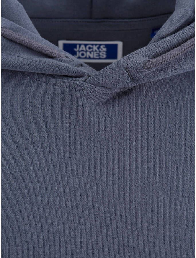 JACK & JONES JUNIOR hoodie JJEBASIC grijsblauw