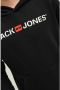 Jack & jones JUNIOR hoodie JJECORP met logo zwart Sweater Logo 152 - Thumbnail 4