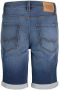 Jack & jones JUNIOR regular fit jeans bermuda JJIRICK stonewashed Denim short Blauw Jongens Stretchdenim 134 - Thumbnail 4