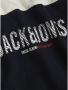 Jack & jones JUNIOR T-shirt JJEDAN met biologisch katoen donkerblauw wit Jongens Katoen (biologisch) Ronde hals 140 - Thumbnail 3