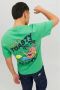 JACK & JONES ORIGINALS regular fit T-shirt JORBUSINESS met backprint island green - Thumbnail 2