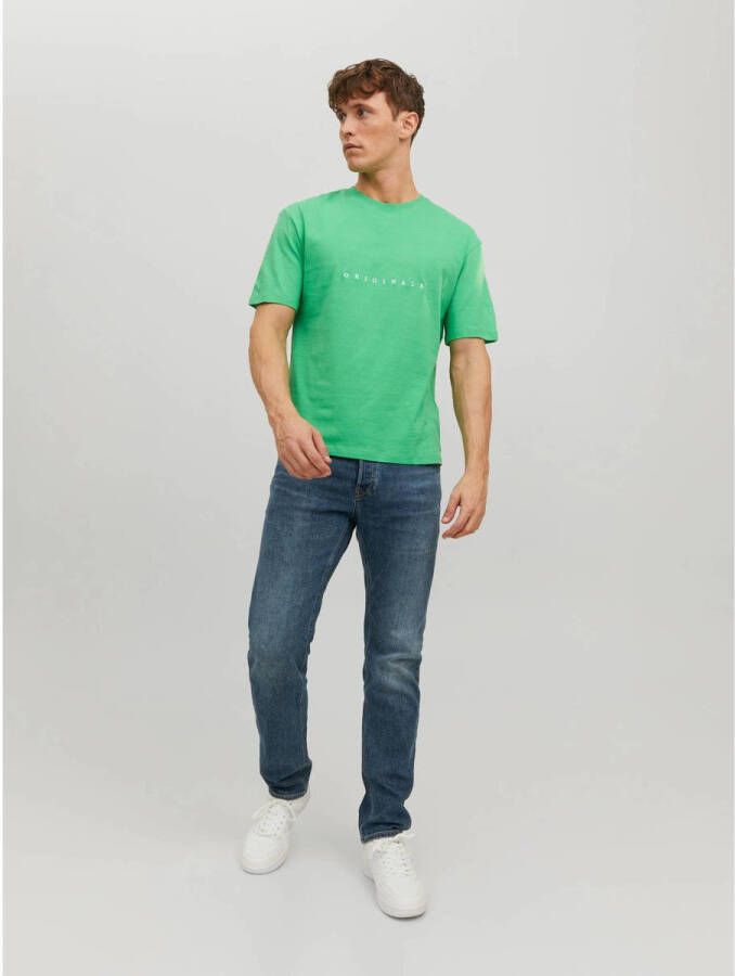 JACK & JONES ORIGINALS regular fit T-shirt JORCOPENHAGEN groen