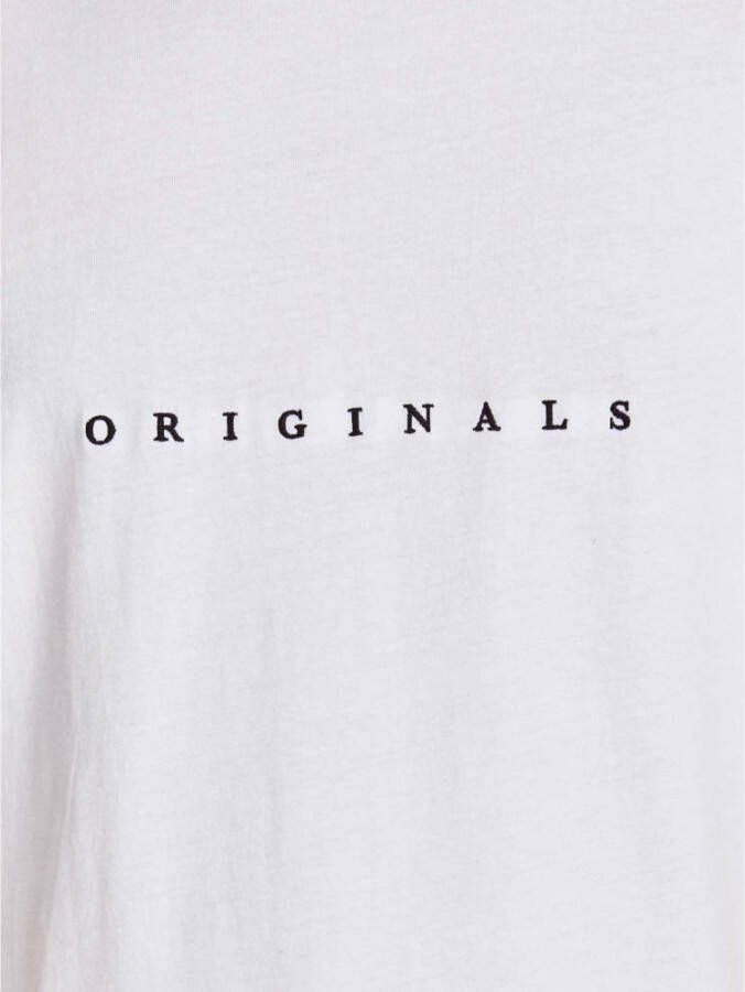 JACK & JONES ORIGINALS T-shirt JORCOPENHAGEN met tekst wit