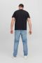 JACK & JONES PLUS SIZE oversized T-shirt JJESTAR Plus Size met logo zwart - Thumbnail 4