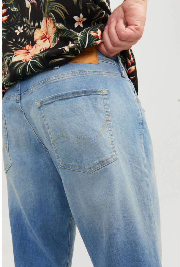 JACK & JONES PLUS SIZE regular fit jeans JJIMIKE JJORIGINAL GE 314 Plus Size blue denim