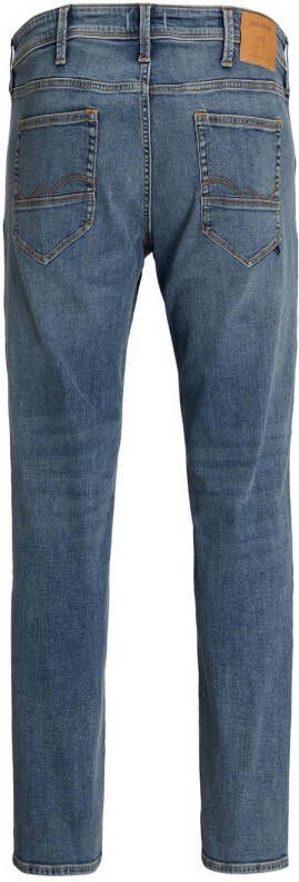 JACK & JONES PLUS SIZE slim fit jeans JJIGLENN Plus Size mid blue denim
