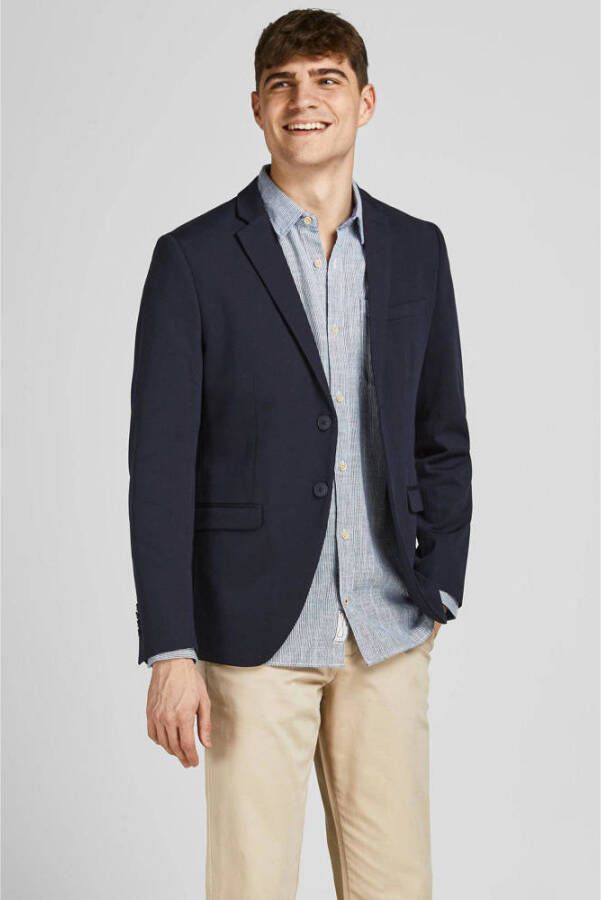 JACK & JONES PREMIUM slim fit colbert JPRJACK navy blazer