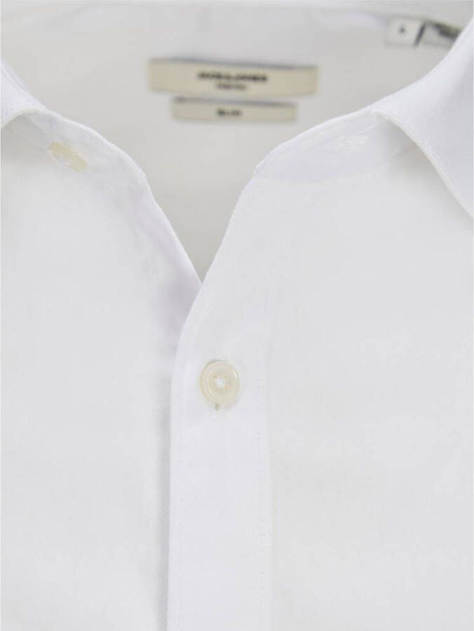 JACK & JONES PREMIUM slim fit overhemd JPRBLACARDIFF white