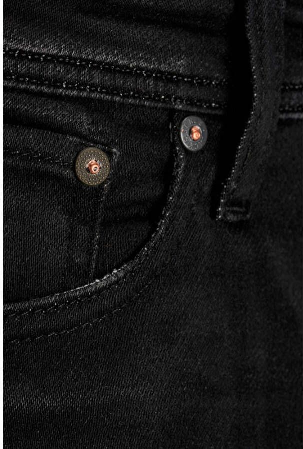 JACK & JONES tapered fit jeans JJIMIKE JJORIGINAL black denim