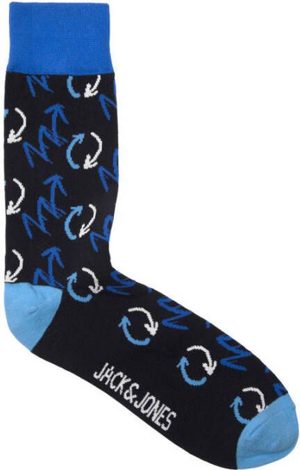 JACK & JONES sokken JACANGUS set van 5 blauw