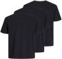Jack & jones Basis Korte Mouw T-Shirt 3-Pack Black Heren - Thumbnail 3