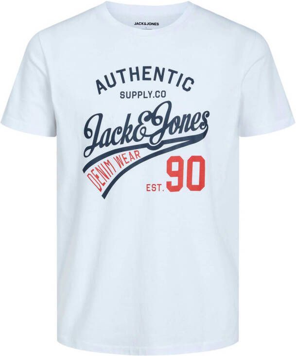 JACK & JONES T-shirt JJETHAN TEE (set van 3)
