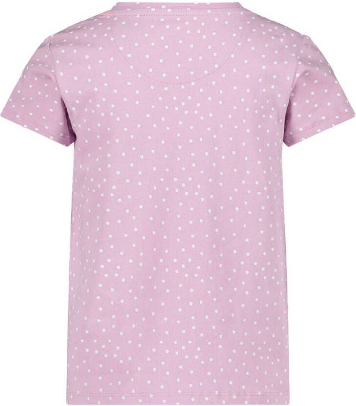 Jake Fischer T-shirt met printopdruk lila