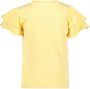 Jake Fischer T-shirt met ruches geel Meisjes Stretchkatoen Ronde hals Effen 164 - Thumbnail 2
