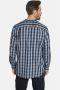 Jan Vanderstorm +FIT Collectie geruit loose fit overhemd FRIIS Plus Size blauw - Thumbnail 2