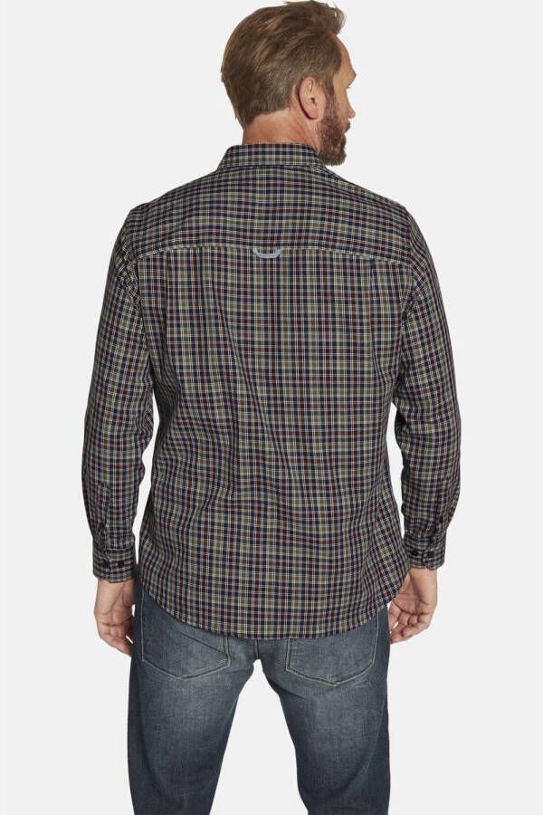 Jan Vanderstorm loose fit overhemd OLEKSSON Plus Size olijfgroen - Foto 2