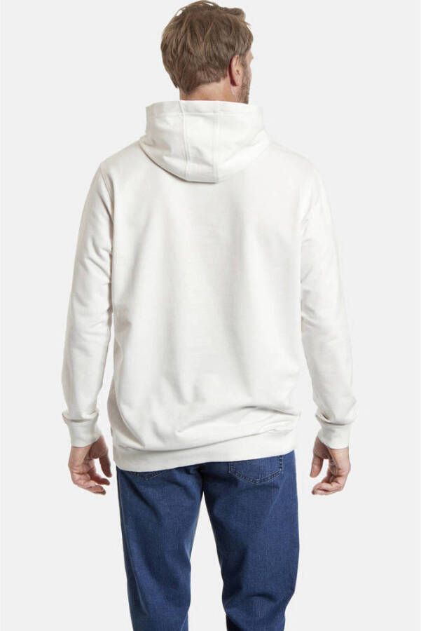 Jan Vanderstorm hoodie JOUPPI Plus Size met printopdruk wit