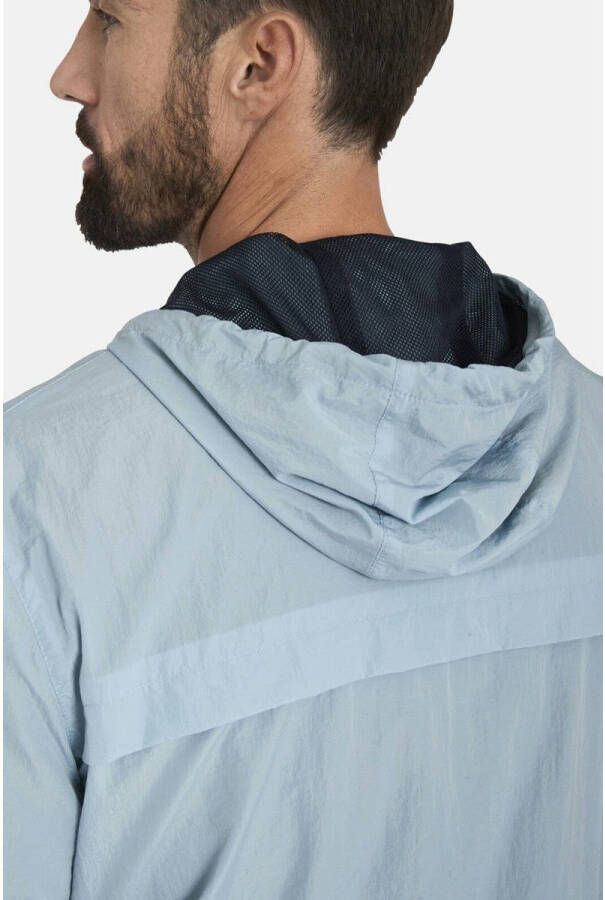 Jan Vanderstorm jas BOTEL Plus Size lichtblauw
