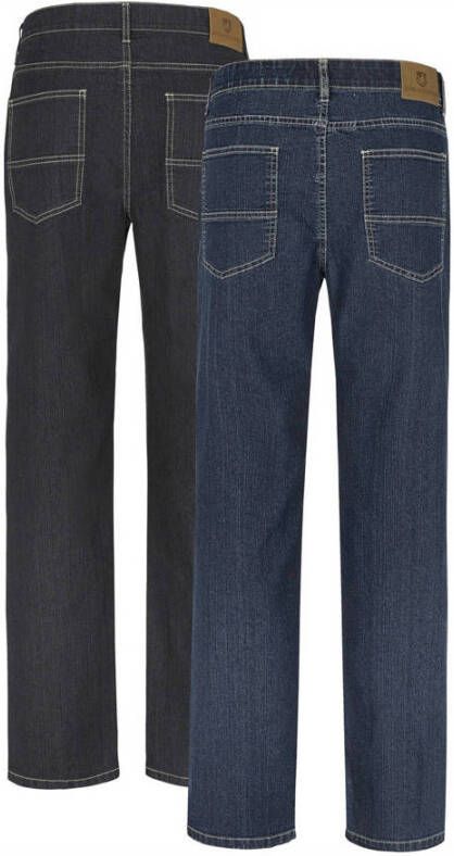 Jan Vanderstorm loos fit jeans Plus Size SOA (set van 2)