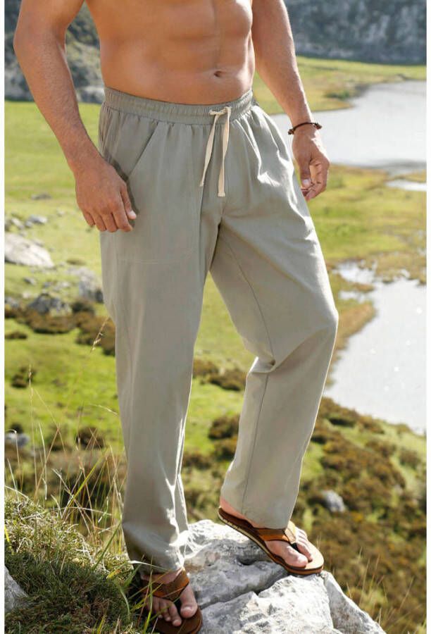 Jan Vanderstorm loose fit chino Plus Size HANSSI beige