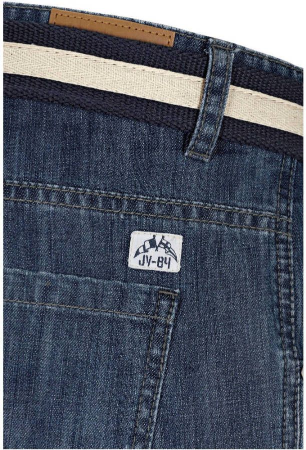 Jan Vanderstorm loose fit jeans Plus Size short LENAS dark denim