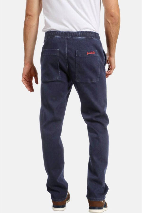 Jan Vanderstorm loose fit jeans RAIVO Plus Size donkerblauw