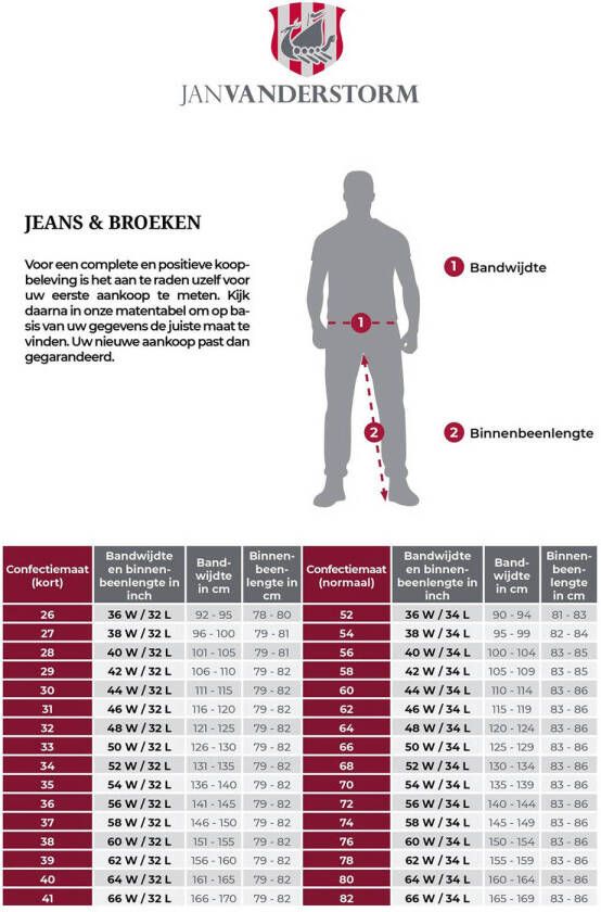 Jan Vanderstorm loose fit jeans SIGUROR Plus Size blauw