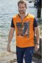 Jan Vanderstorm oversized T-shirt MUNIBERT Plus Size oranje - Thumbnail 2
