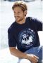 Jan Vanderstorm oversized T-shirt TERNO Plus Size met printopdruk donkerblauw - Thumbnail 3