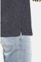 Jan Vanderstorm regular fit sweater Plus Size HAGEN met printopdruk donkerblauw - Thumbnail 3