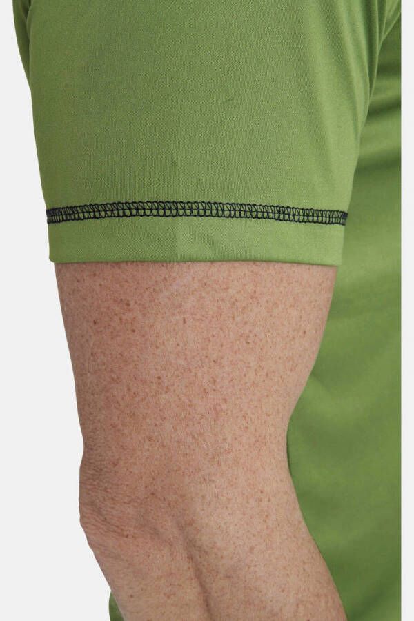 Jan Vanderstorm regular fit T-shirt KLARIN Plus Size met printopdruk groen - Foto 3