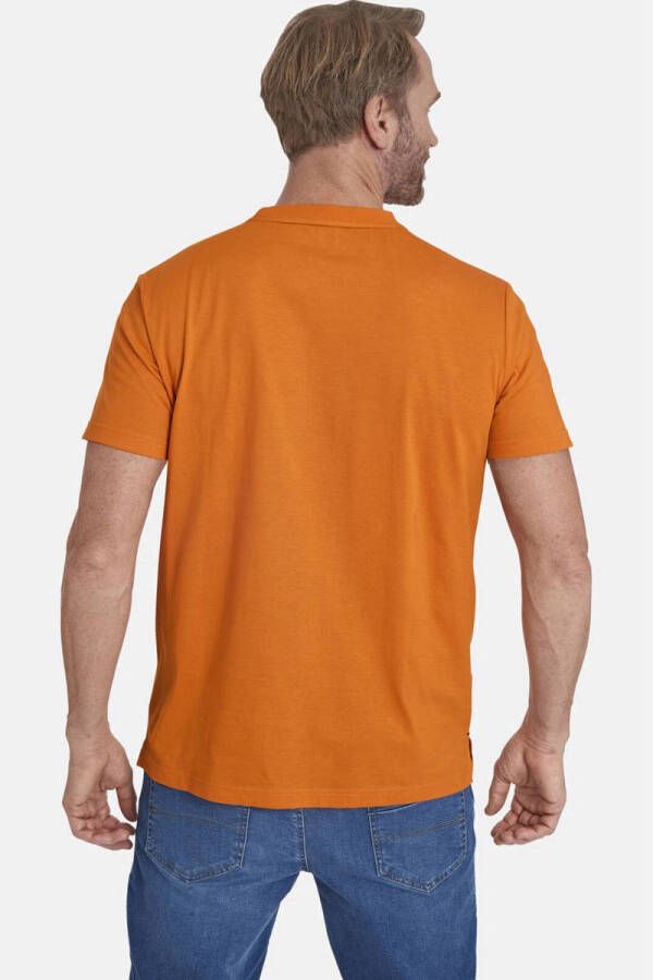 Jan Vanderstorm regular fit T-shirt PAVELKO Plus Size oranje - Foto 2