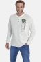 Jan Vanderstorm sweater REGINALD Plus Size met printopdruk wit - Thumbnail 2