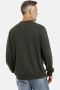 Jan Vanderstorm longsleeve Plus Size Viljar met textuur olijfgroen - Thumbnail 3