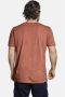 Jan Vanderstorm T-shirt HELGO Plus Size met tekst oranje - Thumbnail 2
