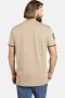 Jan Vanderstorm T-shirt Plus Size SÖLVE met printopdruk beige - Thumbnail 2