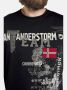 Jan Vanderstorm T-shirt SÖLVE Plus Size met tekst en 3D applicatie zwart - Thumbnail 3