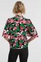 JDY blouse MILA met all over print zwart groen roze - Thumbnail 4