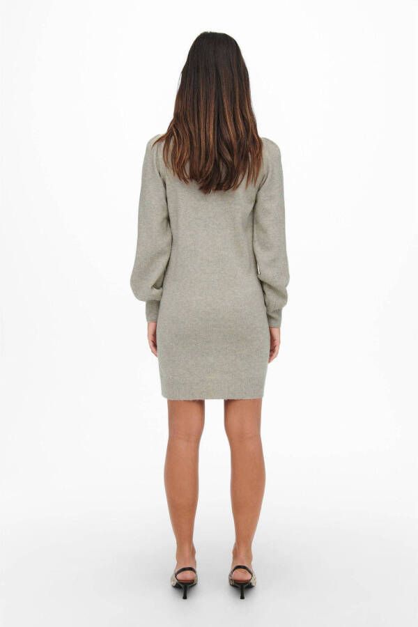 JDY gemêleerde gebreide jurk RUE beige