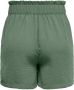 JDY high waist straight fit short GRY met textuur groen - Thumbnail 2
