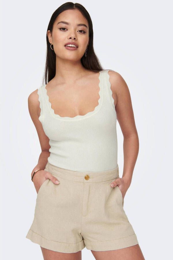 JDY Gebreide top NANNA S L SCALLOP EDGE TOP KNT NOOS - Foto 3