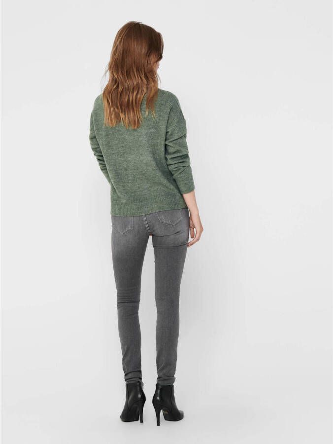 JDY gemêleerde trui ELANORA groen
