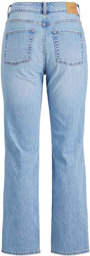 JJXX high waist straight fit jeans JXNICE light blue denim