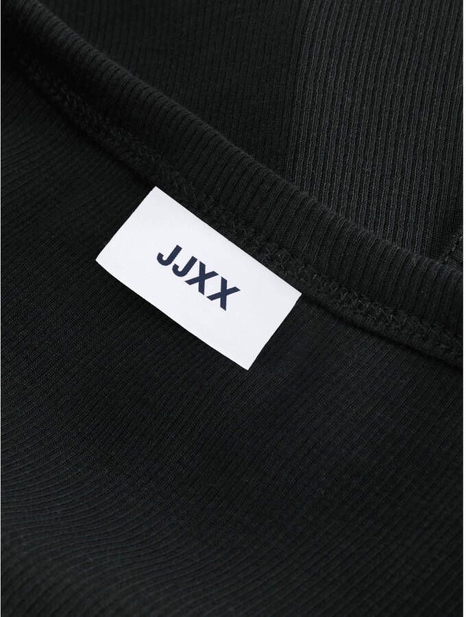JJXX ribgebreide crop top JXFALLON zwart
