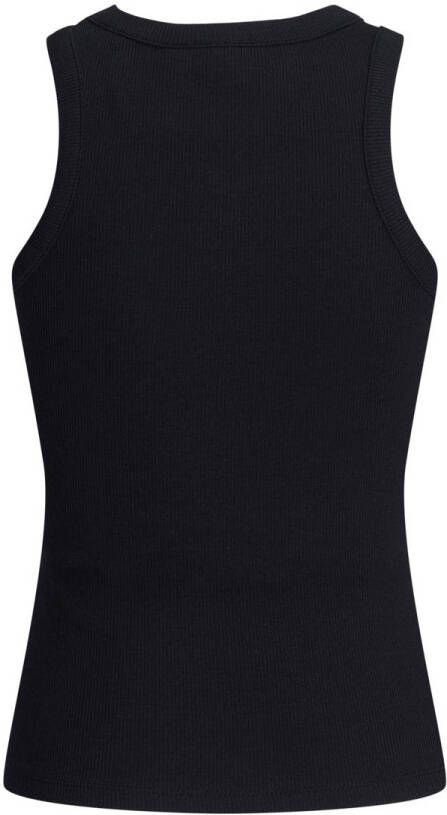 JJXX ribgebreide top JXFOREST zwart